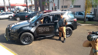 Entrega de viatura em Santo Antônio da Platina
